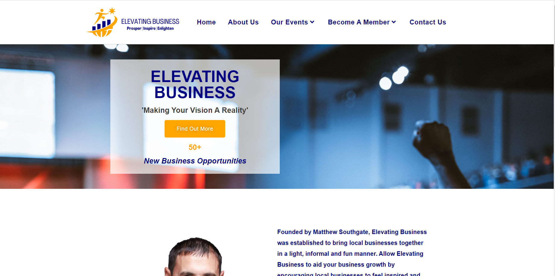 elevating business website